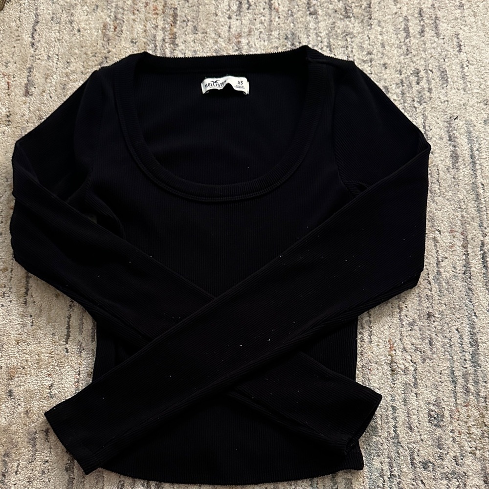 Hollister Black Long Sleeve Top